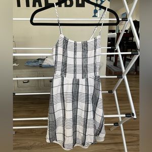 Plaid forever 21 babydoll dress